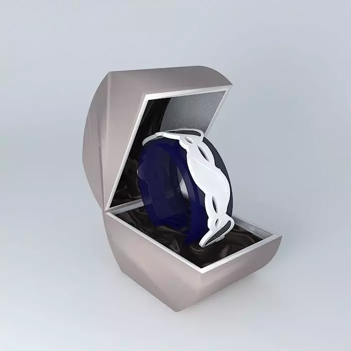 Ladies Silver/Jet Fashion Watch SEKSY Free 3D model