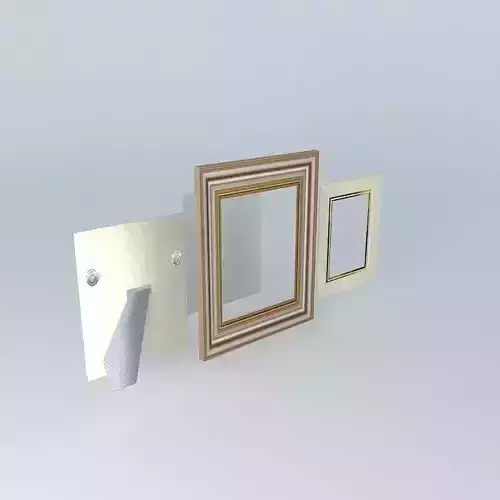 Picture Frame 2 Bespoke Satin Gold Leaf