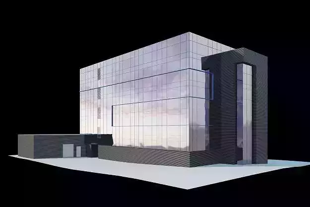 Modern building 3D model