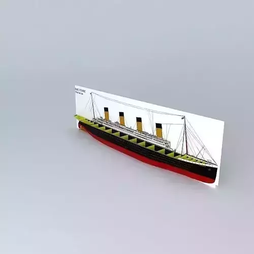TITANIC Hull Kit Do it Yourself Free 3D model