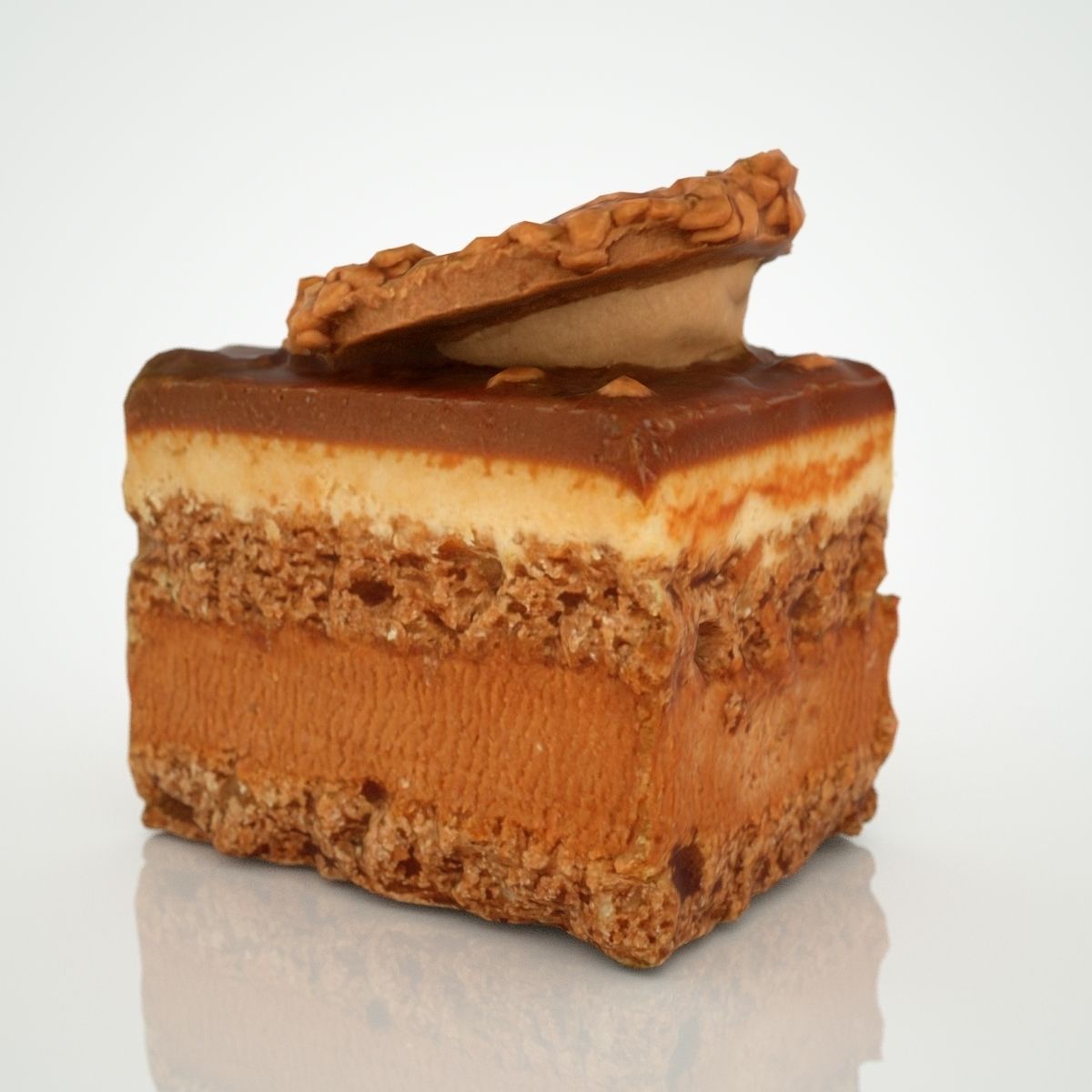 Chocolate Cookie Low-poly 3D model_3