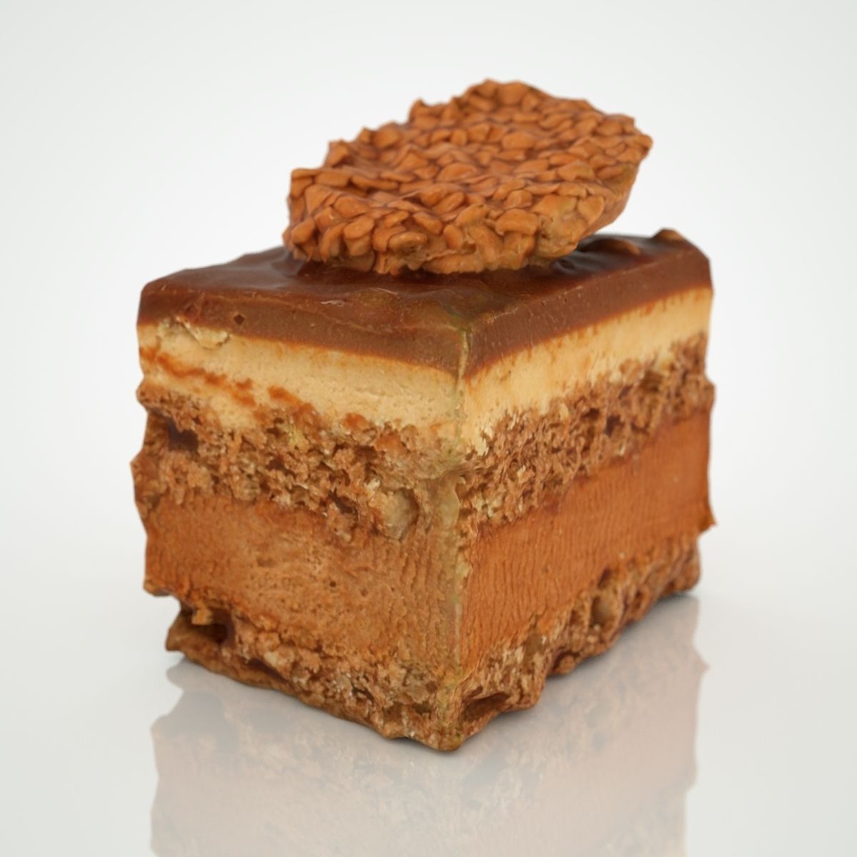 Chocolate Cookie Low-poly 3D model_2