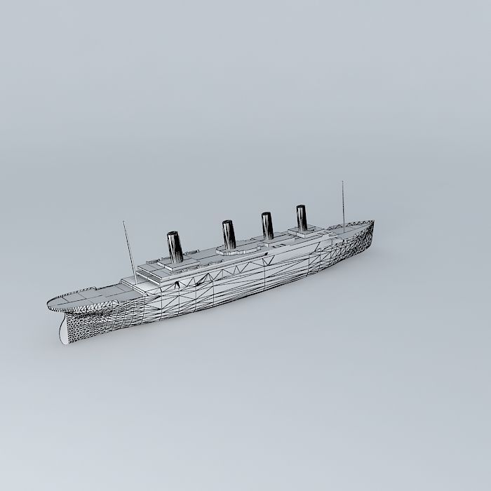 TITANIC Dummy 1912 Free 3D model_3