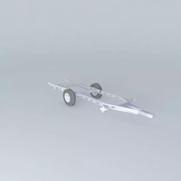 Caravan Chassis ALKO Touring Type Free 3D model