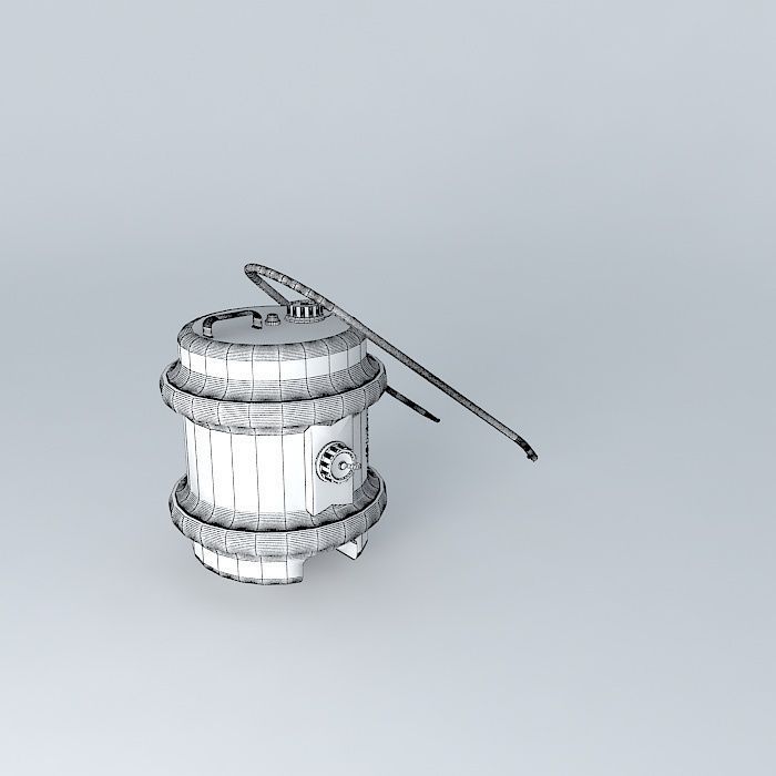 Caravan or Motorhome AQUAROLL Fresh Water Carrier Free 3D model_4