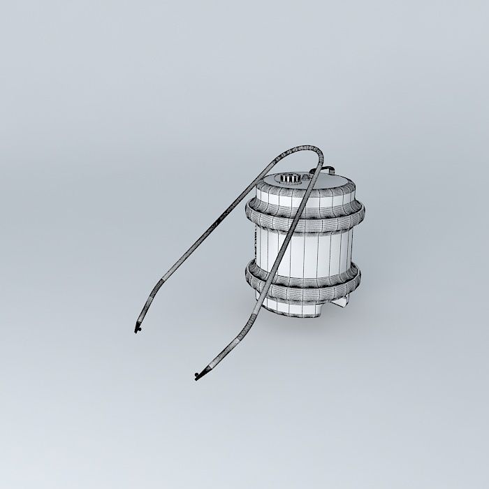 Caravan or Motorhome AQUAROLL Fresh Water Carrier Free 3D model_3