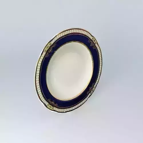 TITANIC 1st class soup bowl with real gold decal Relic