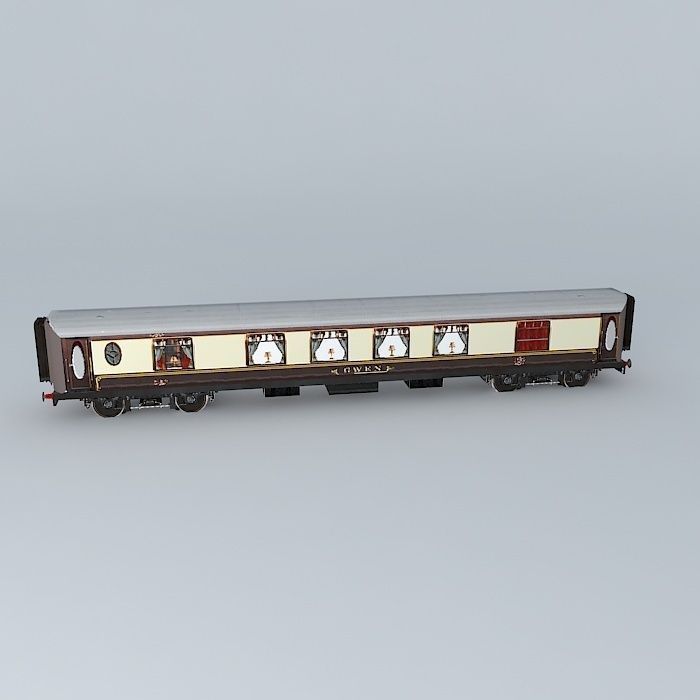 Eco Rail Track PullMan Dummy Old Steam Days Free 3D model_2
