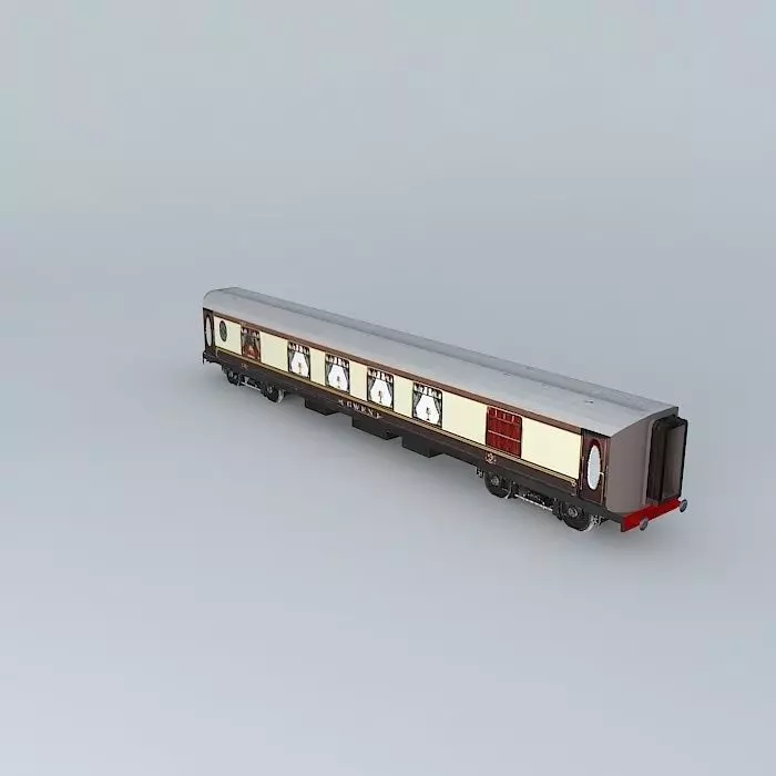 Eco Rail Track PullMan Dummy Old Steam Days Free 3D model_0