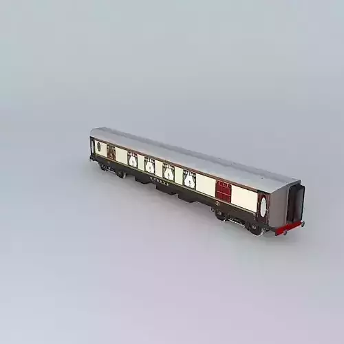 Eco Rail Track PullMan Dummy Old Steam Days Free 3D model