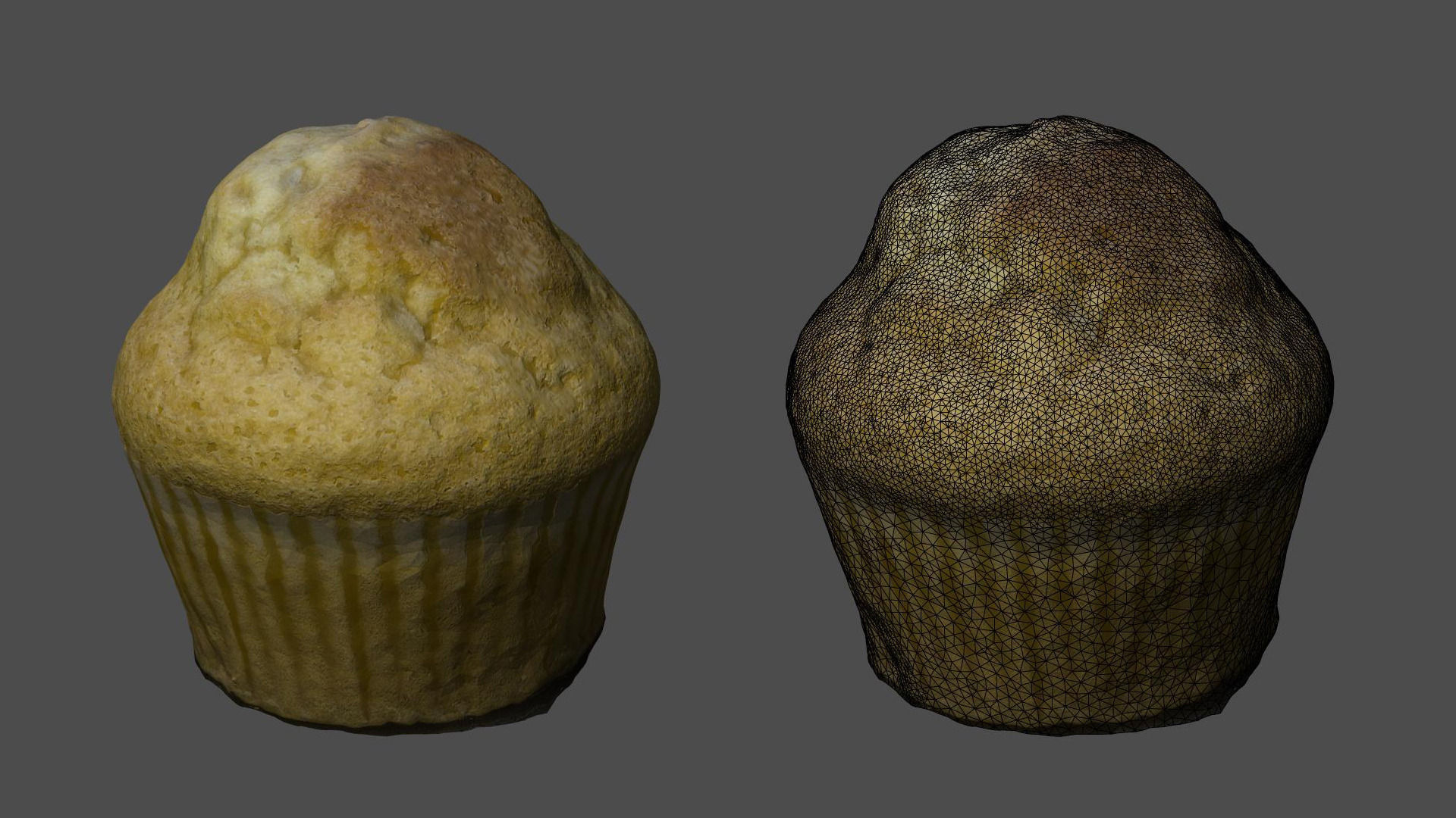 Cupcake muffin 3D model_3