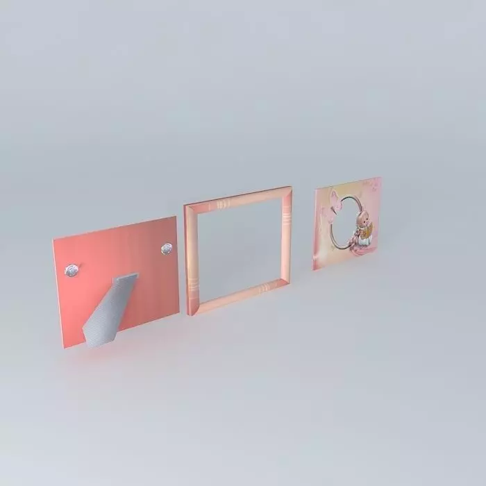Picture Frame Bespoke Butterfly Babe Free 3D model