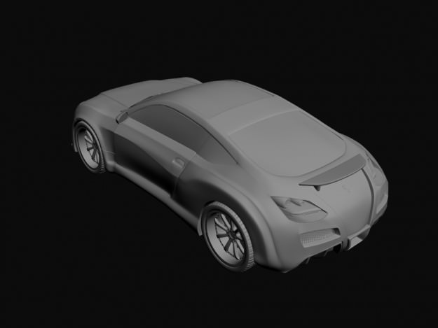 Concept Custom SuperSport Car 1 3D model_15