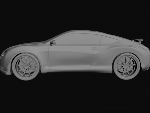Concept Custom SuperSport Car 1 3D model_14