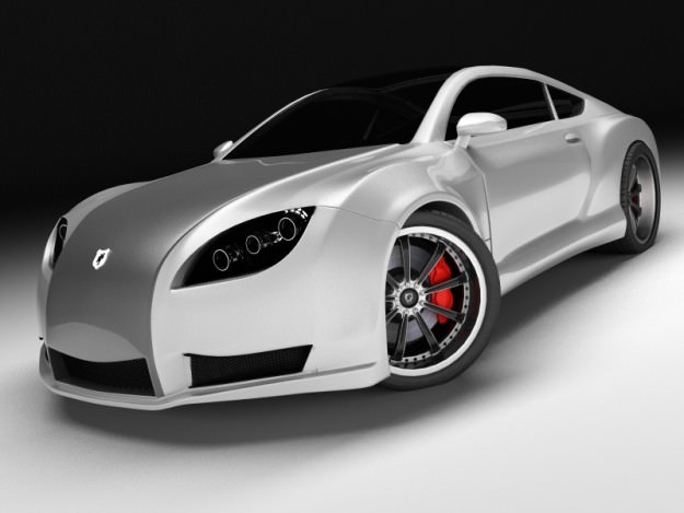 Concept Custom SuperSport Car 1 3D model_10