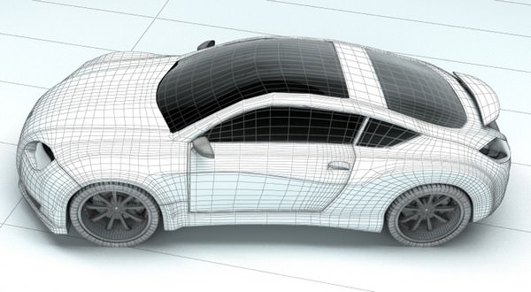 Concept Custom SuperSport Car 1 3D model_7