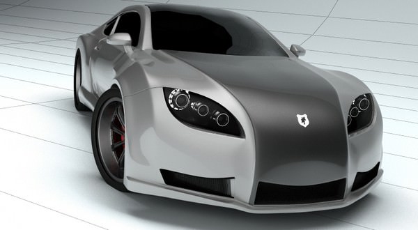 Concept Custom SuperSport Car 1 3D model_2