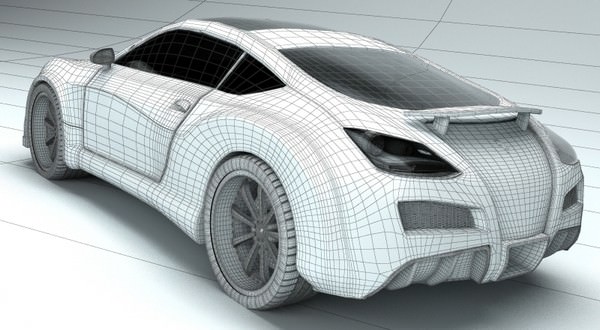 Concept Custom SuperSport Car 1 3D model_6