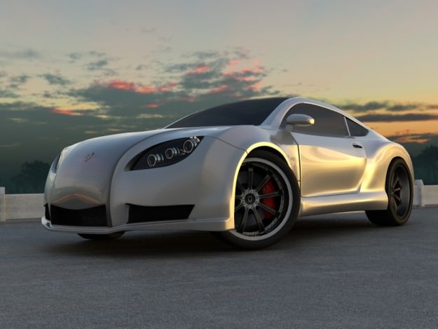 Concept Custom SuperSport Car 1 3D model_11