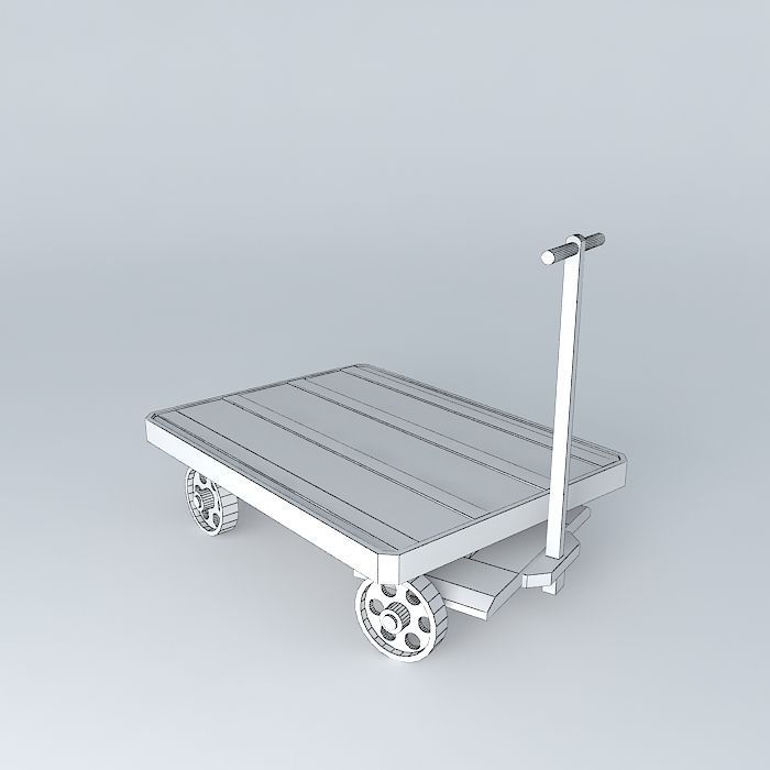 Eco Rail Track Platform Bogie Dummy Old Steam Days Free 3D model_3