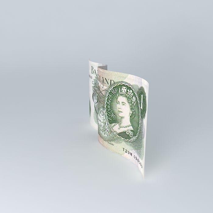 The English Quid 1969 Free 3D model_2