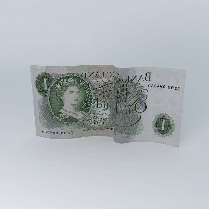 The English Quid 1969 Free 3D model_1