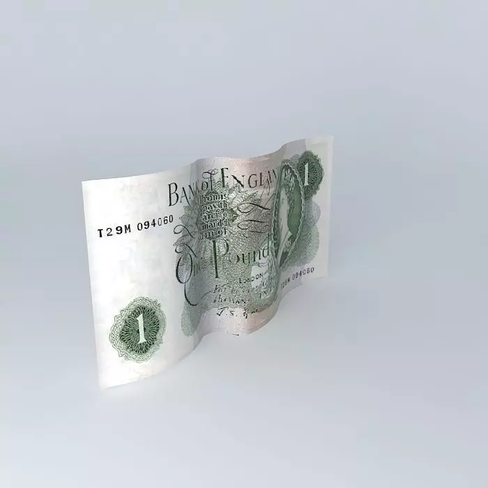 The English Quid 1969 Free 3D model_0