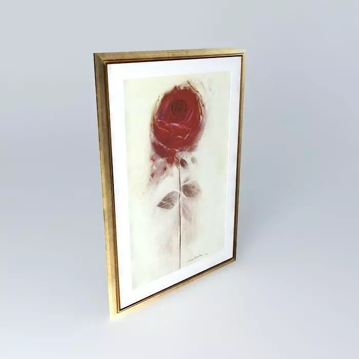 Burgundy 2 By Marilyn Robertson Free 3D model_0