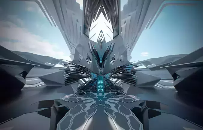 Throne room 3D model