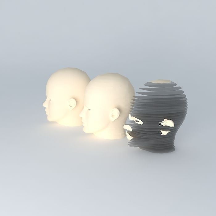 Head Building Templates female 3D free 3D model | CGTrader