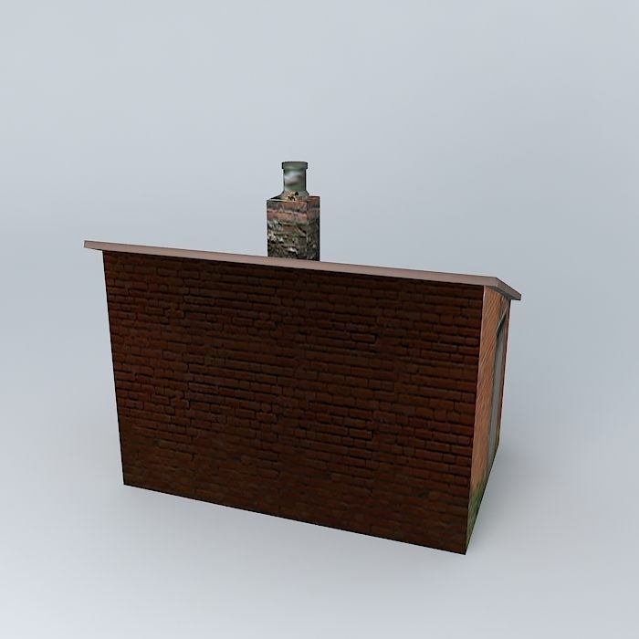 Eco Rail Track Tool Shed Old Steam Days Free 3D model_1
