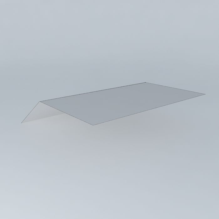 Rail Track Long Crossing Concrete Sleepers Free 3D model_4