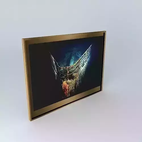 TITANIC The Bow in 3d 1912  1985