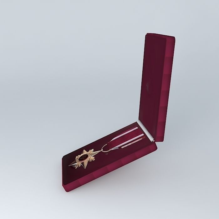Star of Military Valour Canada Second Highest Award Free 3D model_2
