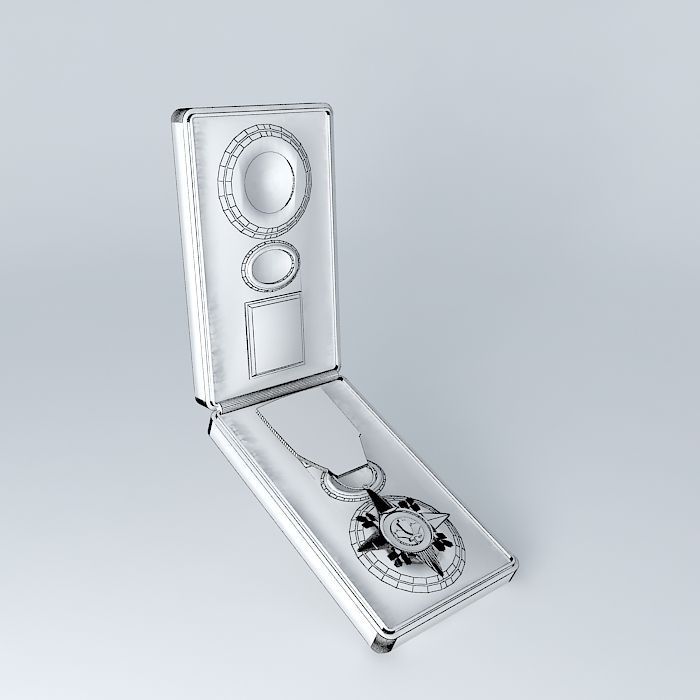 Star of Military Valour Canada Second Highest Award Free 3D model_3