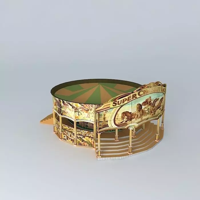 Super Chariot Racer 1934 Speedway Free 3D model