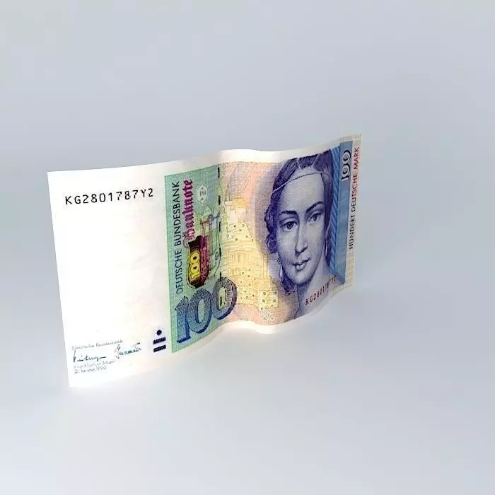 Germany 100 DEUTSCHE MARK 1982 Pre Euro Free 3D model