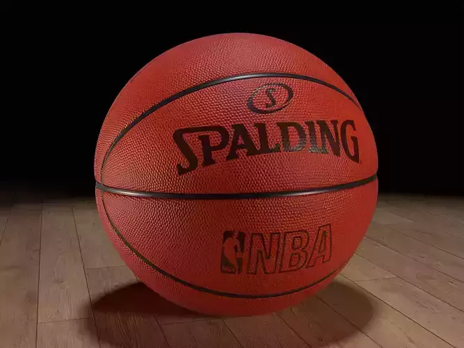 Basketball Spalding NBA Realistic Game Ball 3D model