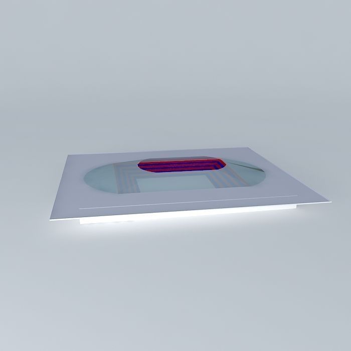 A medium stadium  A middle stage  Ein mittlerer Stadium  A mo... 3D model_2