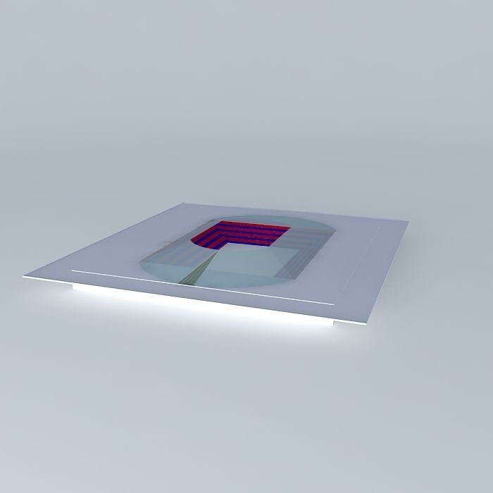 A medium stadium  A middle stage  Ein mittlerer Stadium  A mo... 3D model_1