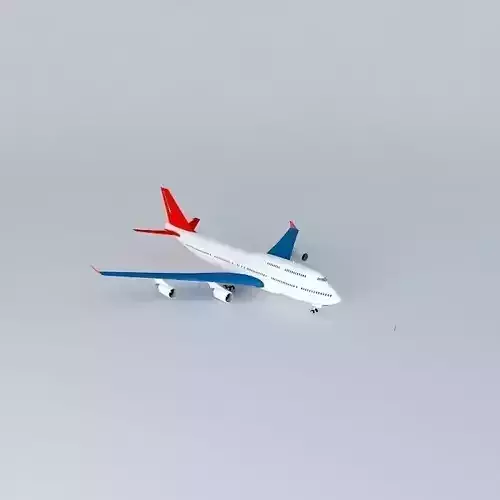 Boeing 747 400 3D model