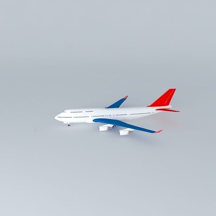 Boeing 747 400 3D model_2