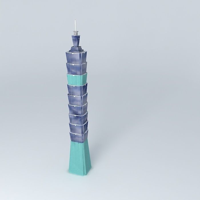 Taipei 101 3D model_1