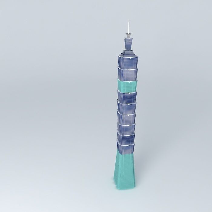 Taipei 101 3D model_2