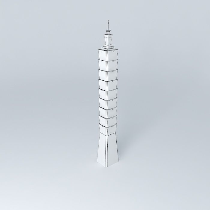 Taipei 101 3D model_3