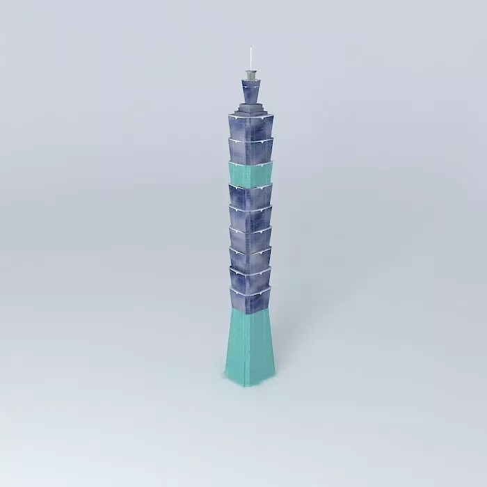 Taipei 101 3D model_0