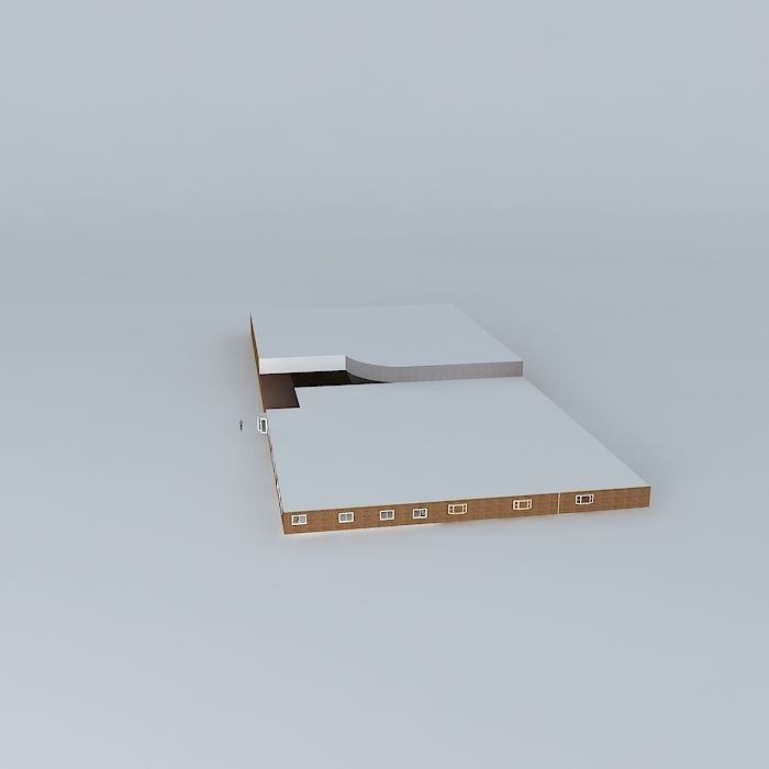 Music wooden box 3D model_2
