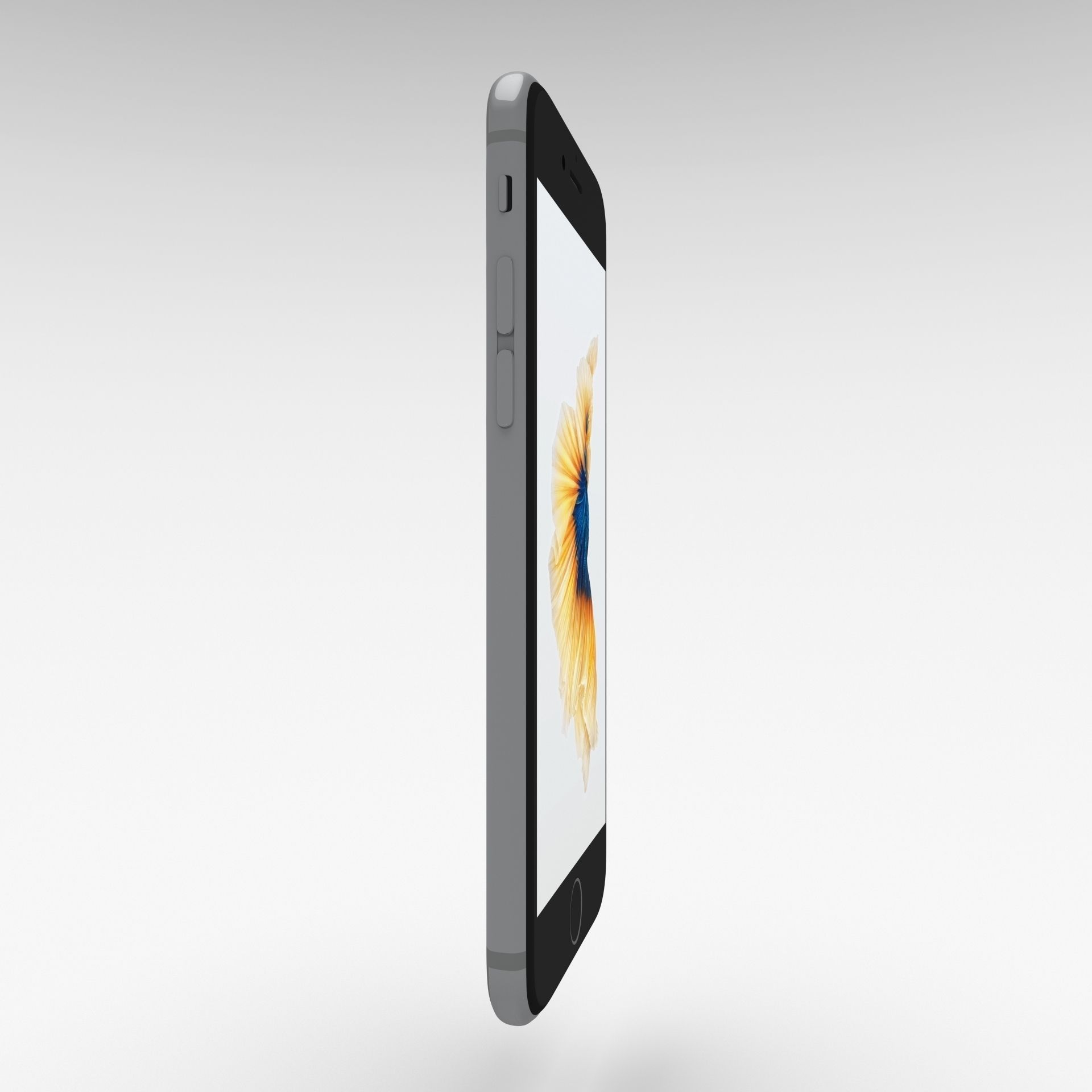 Iphone 6S Space Gray 3D model_12