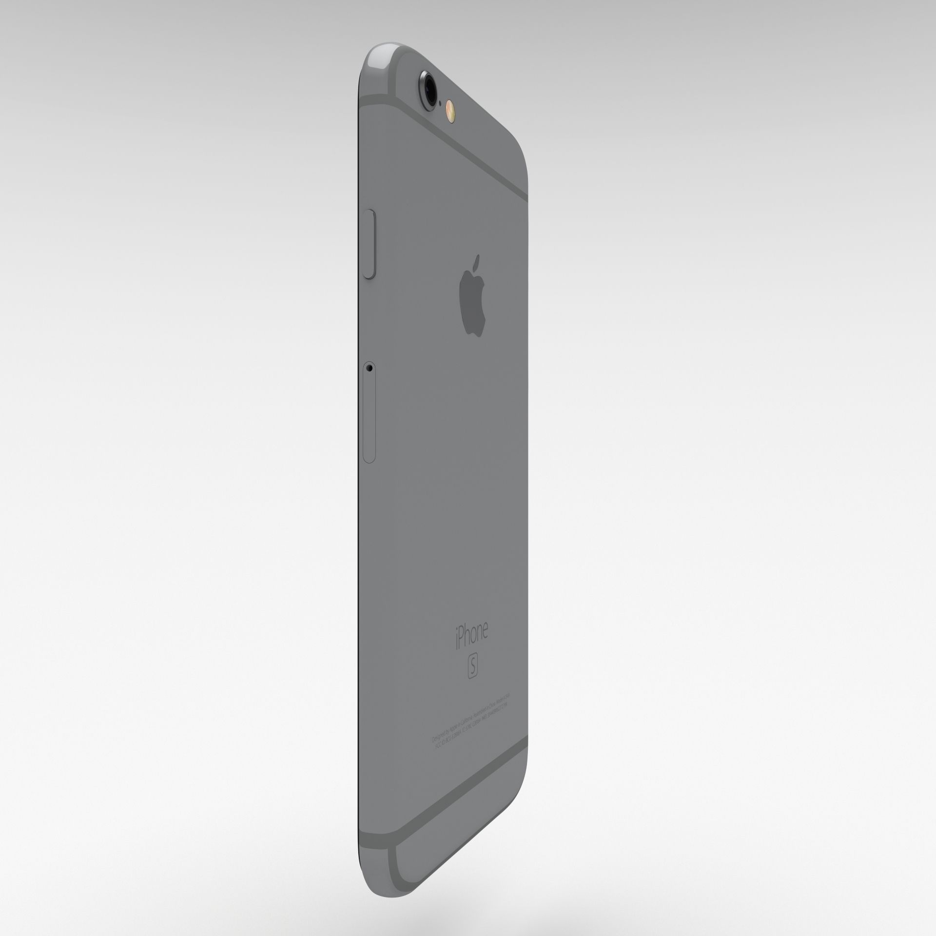 Iphone 6S Space Gray 3D model_23