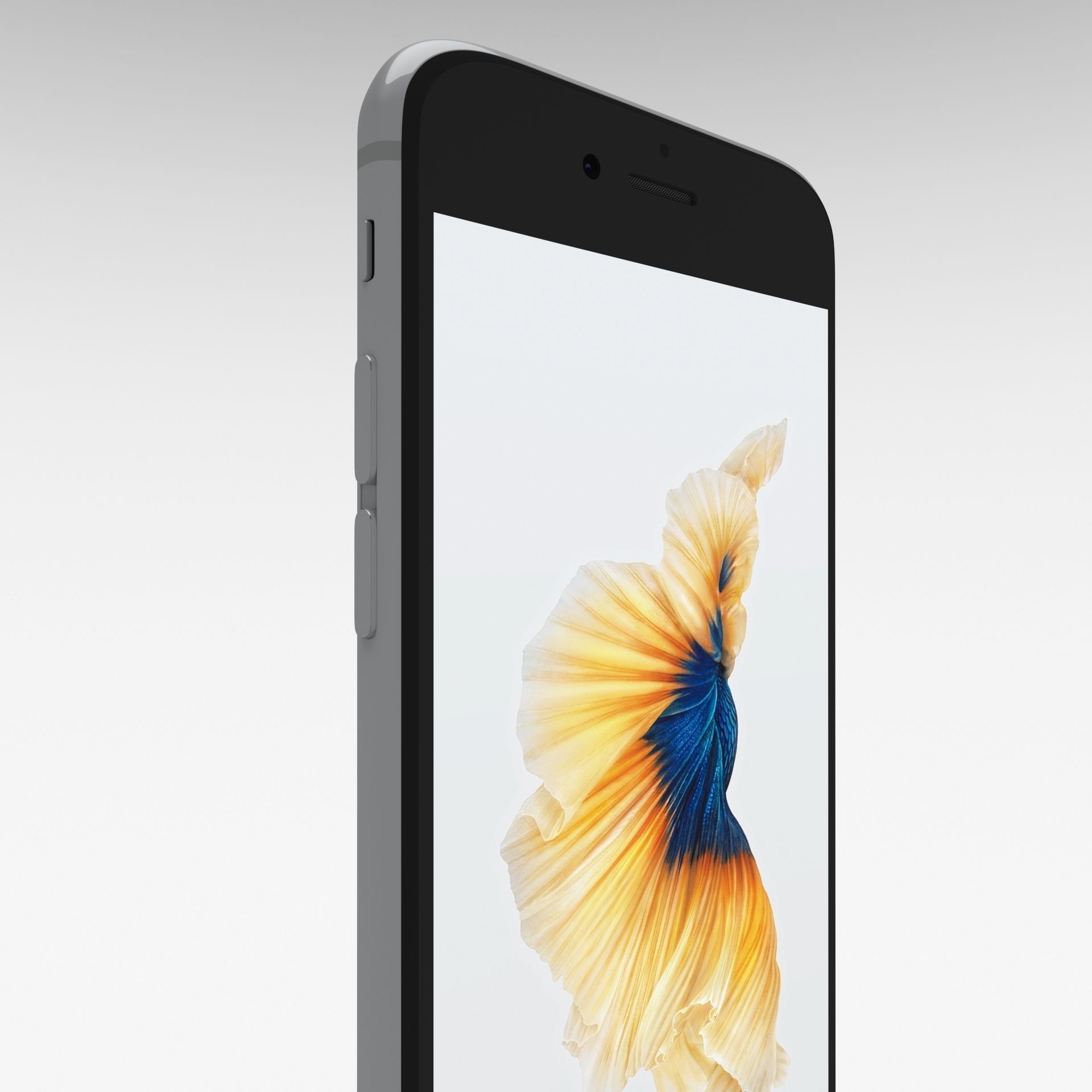 Iphone 6S Space Gray 3D model_9